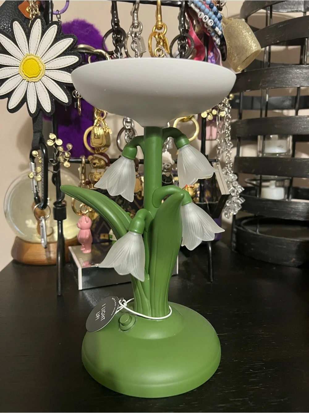 Bath and Body Works Tear Drop Three wick Candle Holder